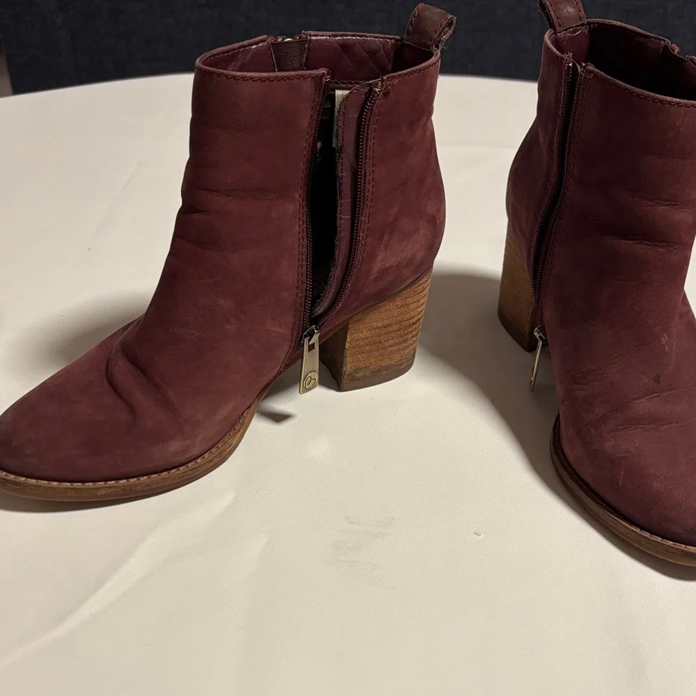Blondo Burgundy Ankle Booties -GB2